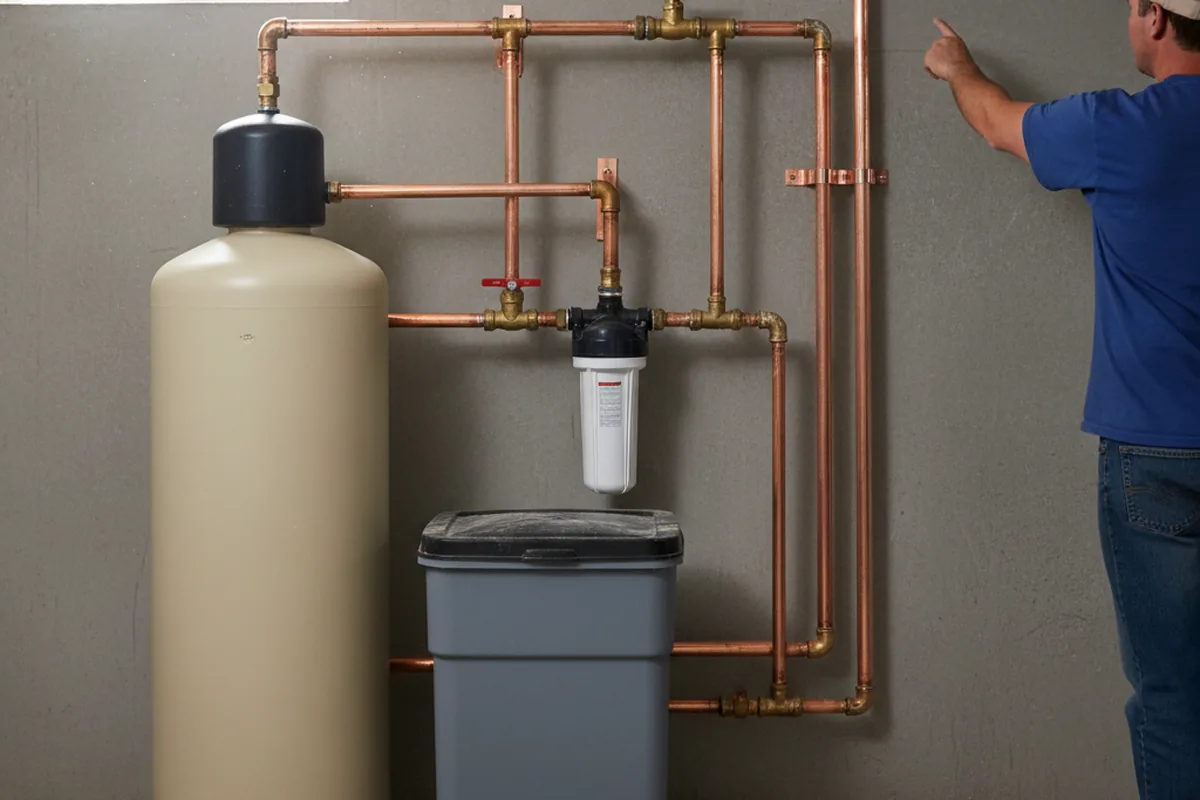 Whole-house water treatment system installed in Remington
